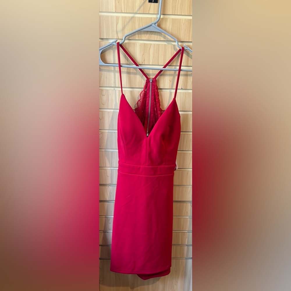 Open back Red Dress